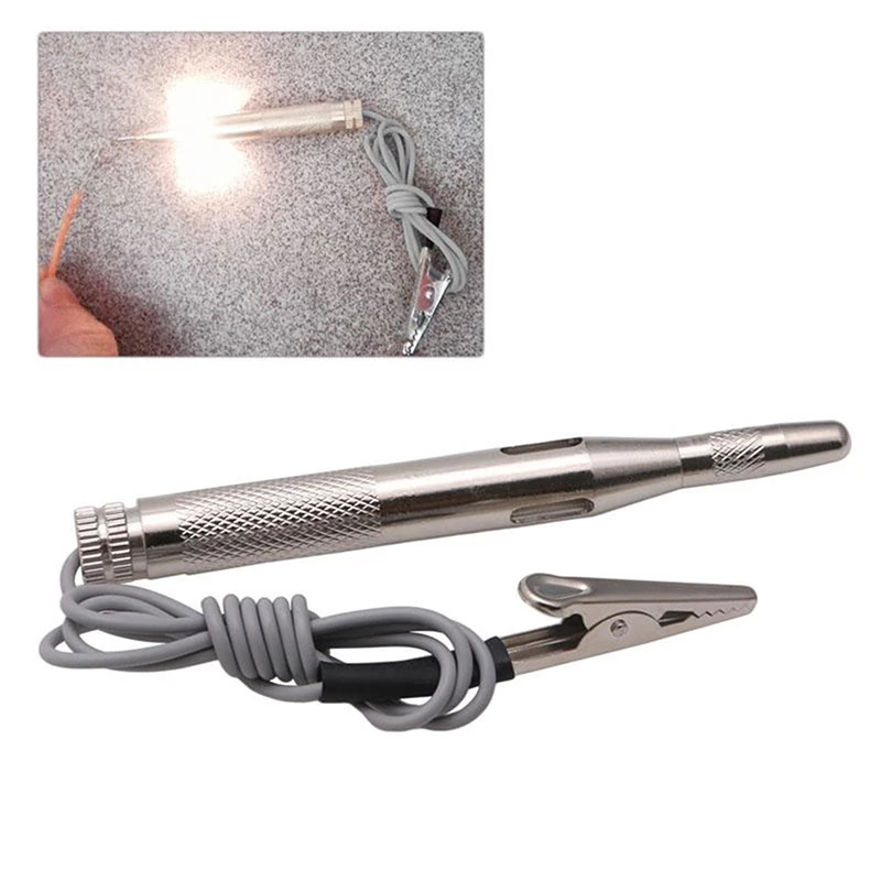 Circuit Tester Probe Light System Test Probe Lamp Auto Light Lamp Voltage Test Pen Detector Copper
Circuit Tester Probe Light System Test Probe Lamp Auto Light Lamp Voltage Test Pen Detector Copper