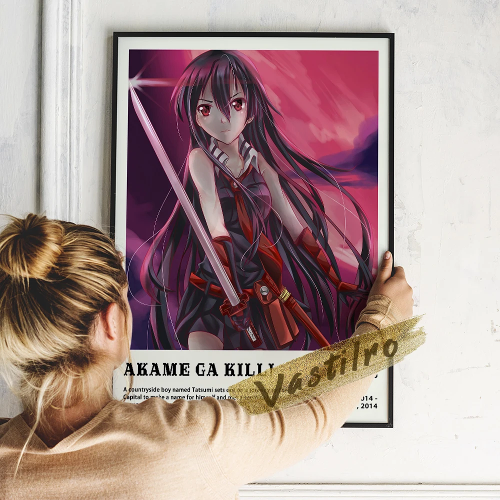 Classic Anime Akame Ga Kill Poster, Japanese Manga Role Wall Picture, Japan Cartoon Girl Canvas Prints, Otaku Collection Gift
Classic Anime Akame Ga Kill Poster, Japanese Manga Role Wall Picture, Japan Cartoon Girl Canvas Prints, Otaku Collection Gift