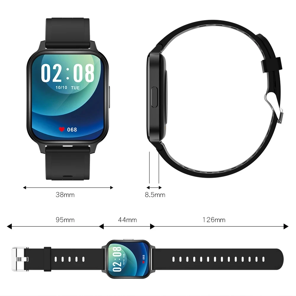 Новинка 2021 Смарт часы для iPhone 12 Xiaomi Redmi Phone IP68 водонепроницаемый мужской