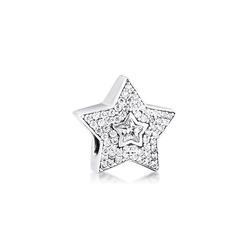 Fit for Europe Beads Bracelets Pave Wishing star Charms 100% Authentic 925 Sterling Silver Jewelry Free Shipping
Fit for Europe Beads Bracelets Pave Wishing star Charms 100% Authentic 925 Sterling Silver Jewelry Free Shipping