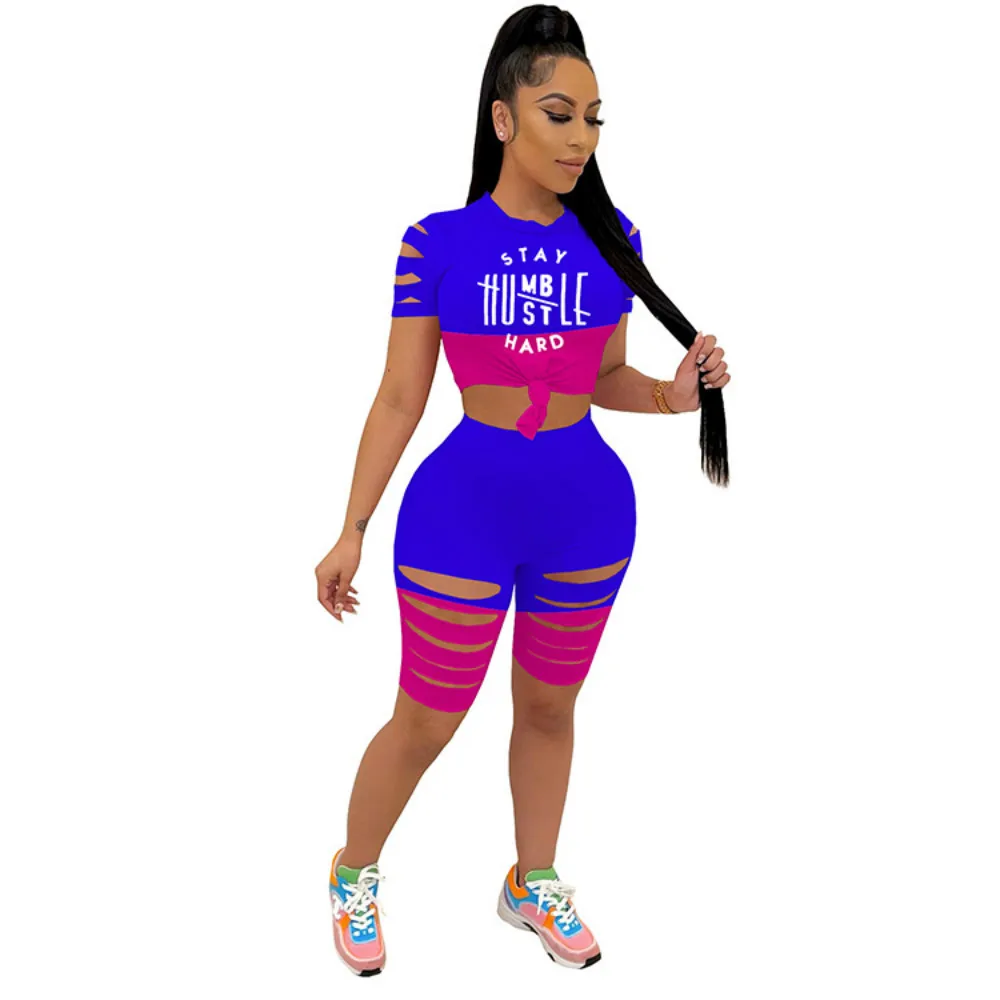 European and American Women's Digital Positioning Letter Printing Hole Contrast Color Fashion Sexy 2-Piece Set
European and American Women's Digital Positioning Letter Printing Hole Contrast Color Fashion Sexy 2-Piece Set