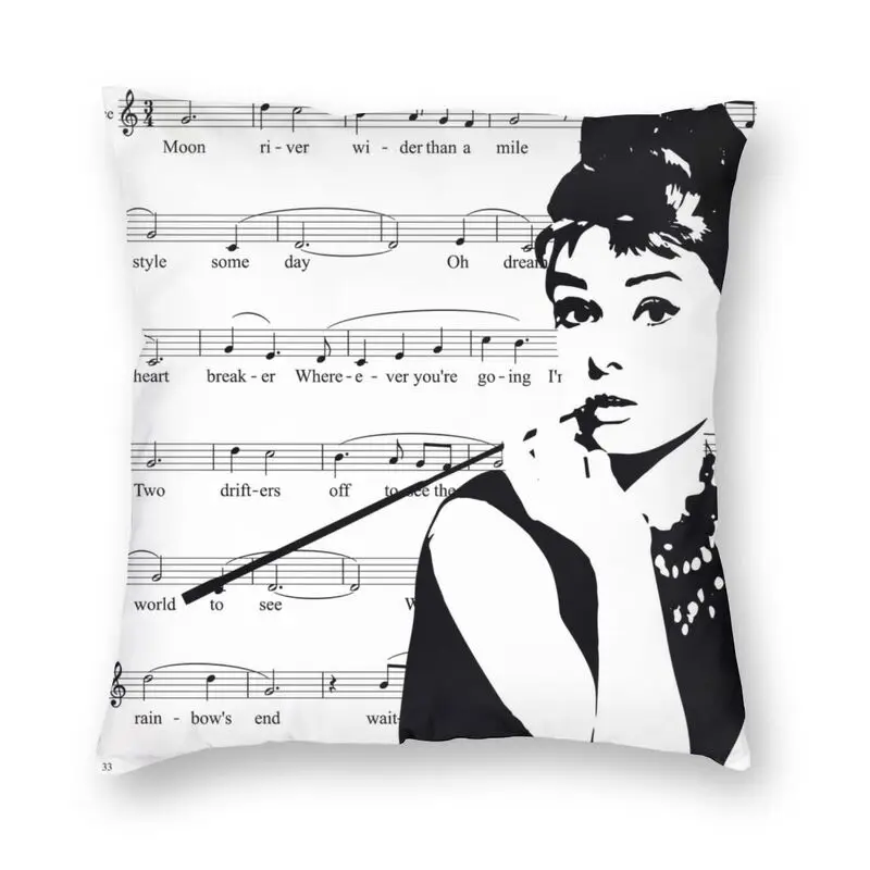 Luxury Moon River Audrey Hepburn Throw Pillow Cover Decoration Custom Square Cushion Cover 45x45cm Pillowcover For Sofa
Luxury Moon River Audrey Hepburn Throw Pillow Cover Decoration Custom Square Cushion Cover 45x45cm Pillowcover For Sofa
