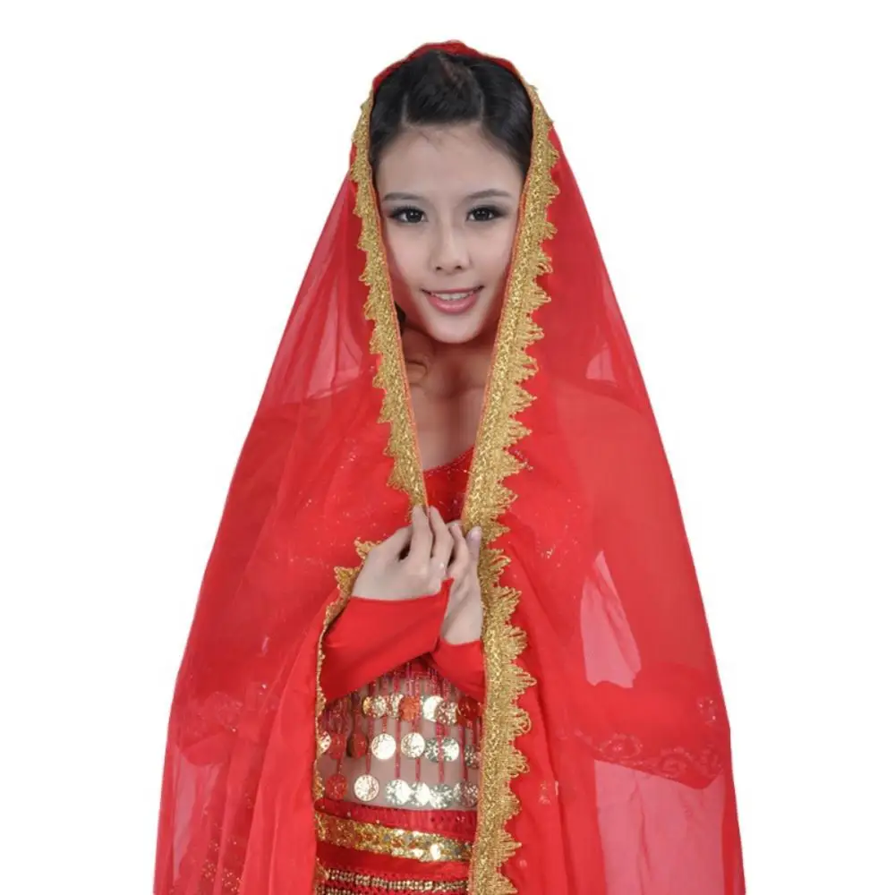 Belly Dance Headband Women Chiffon Big Veil Shawl Skirt Scarf Gypsy Tribal Chic Fashion Gold Trim Headscarf Hot
Belly Dance Headband Women Chiffon Big Veil Shawl Skirt Scarf Gypsy Tribal Chic Fashion Gold Trim Headscarf Hot