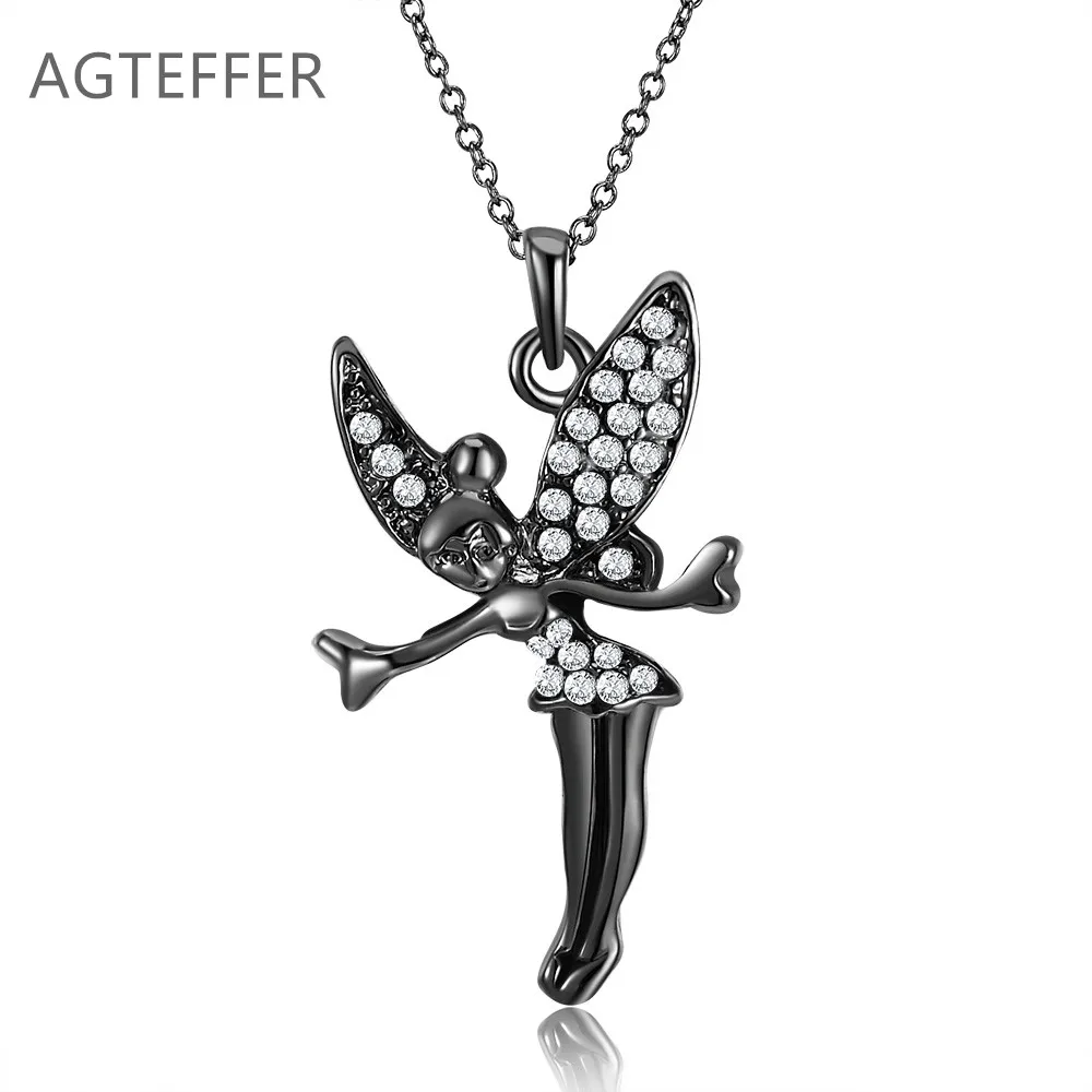 Женское Ожерелье AGTEFFER, из серебра 925 пробы, с черным ангелом, 18 дюймов, с цирконием AAA, ювелирные украшения для свадебной вечеринки
Женское Ожерелье AGTEFFER, из серебра 925 пробы, с черным ангелом, 18 дюймов, с цирконием AAA, ювелирные украшения для свадебной вечеринки