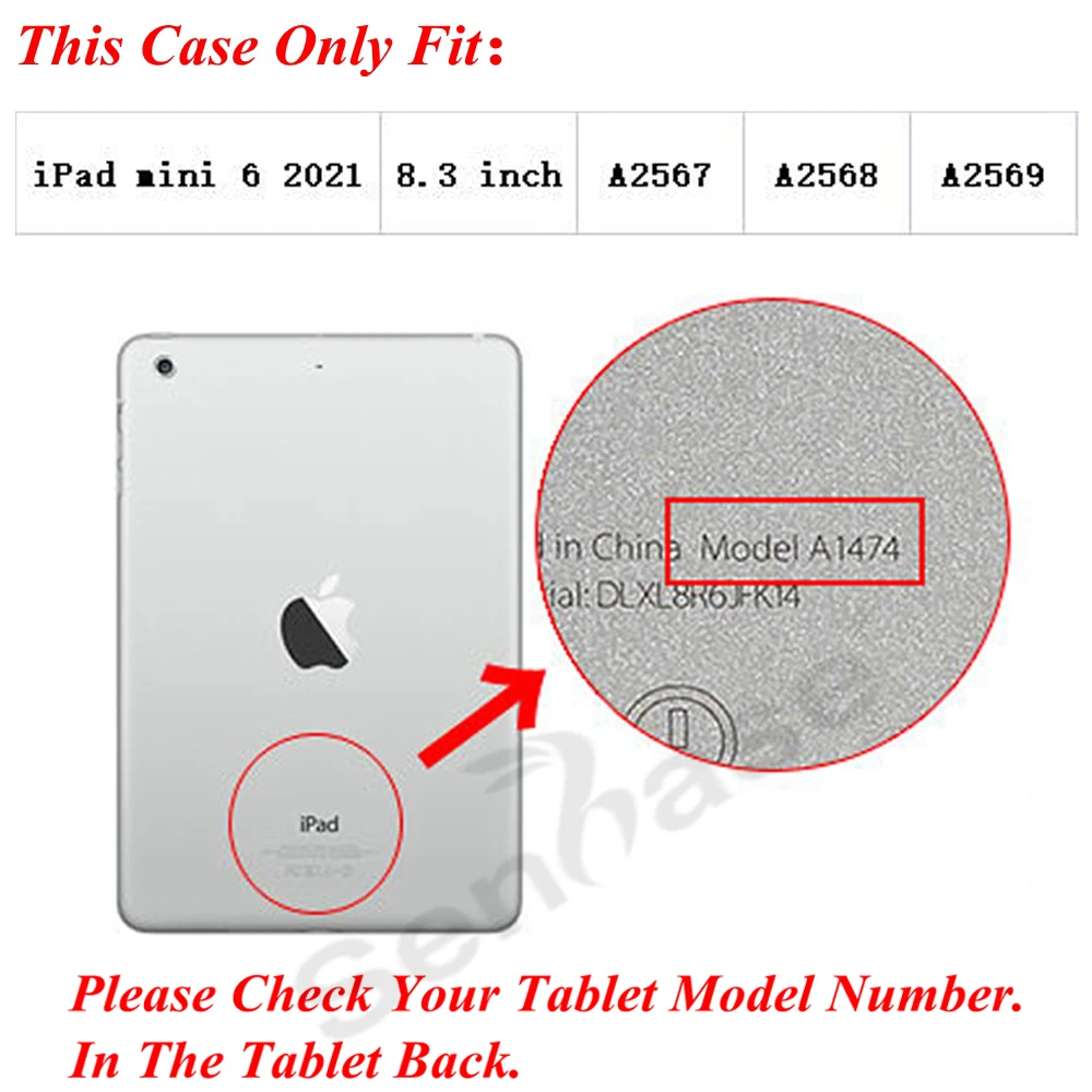 Для Apple iPad Mini 6 Mini6 6th Gen 8 3 дюймов 2021 чехол EVA Foam детский безопасный ударопрочный