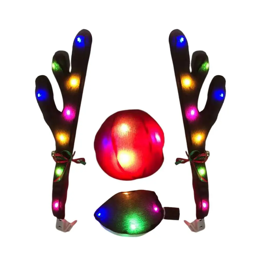 Reindeer Car Kit Antlers Reindeer Antler And Nose Vehicle Costume Luminous Car Reindeer Antlers With Nose Tail Christmas Car D
Reindeer Car Kit Antlers Reindeer Antler And Nose Vehicle Costume Luminous Car Reindeer Antlers With Nose Tail Christmas Car D