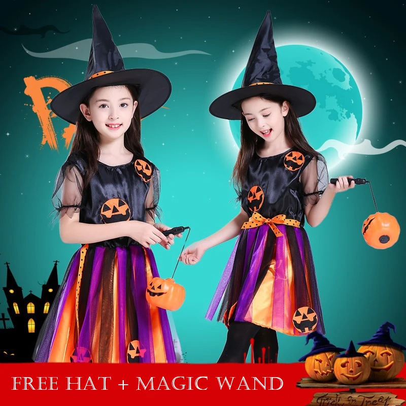 Halloween Costumes For Kids Adults Girls Pumpkin Witch Cosplay Dress Children's Day Prom Performannce Holiday Carnival Clothing
Halloween Costumes For Kids Adults Girls Pumpkin Witch Cosplay Dress Children's Day Prom Performannce Holiday Carnival Clothing