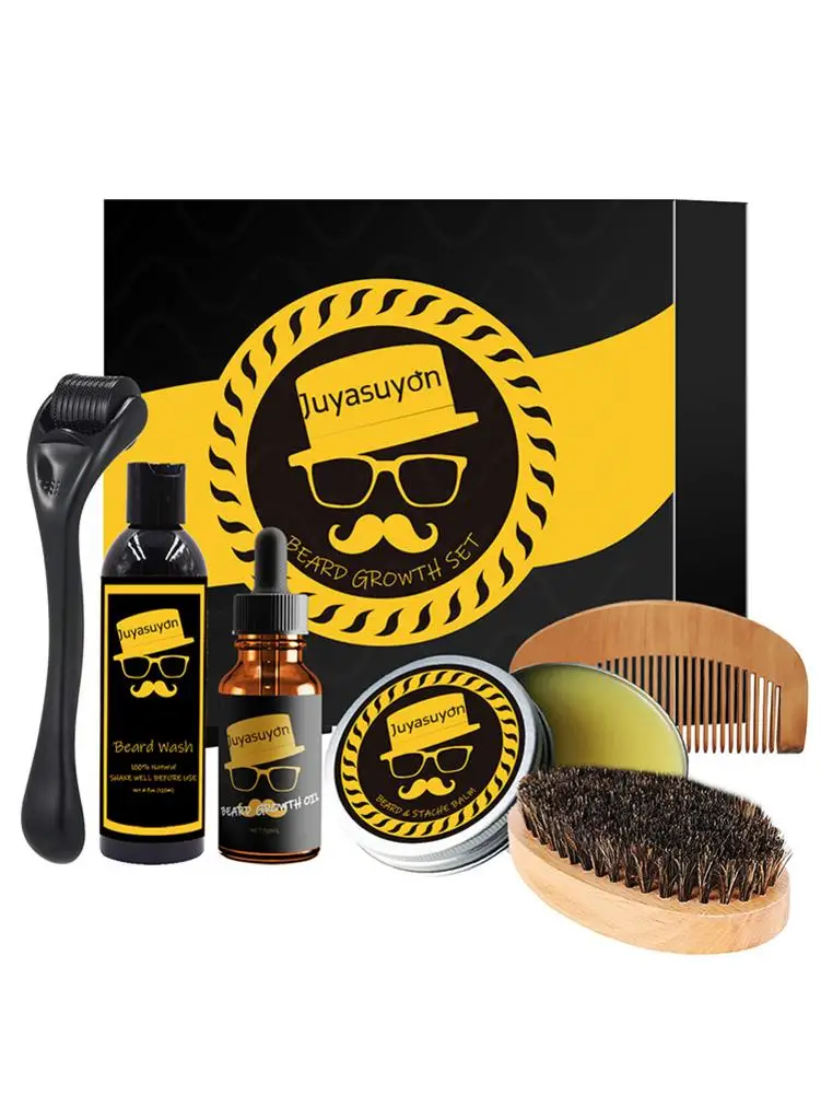 7Pieces Beard Care Set Professional Beard Growth Kit With Beard Brush And Comb And Other Accessories For Men Daily Beard Care
7Pieces Beard Care Set Professional Beard Growth Kit With Beard Brush And Comb And Other Accessories For Men Daily Beard Care