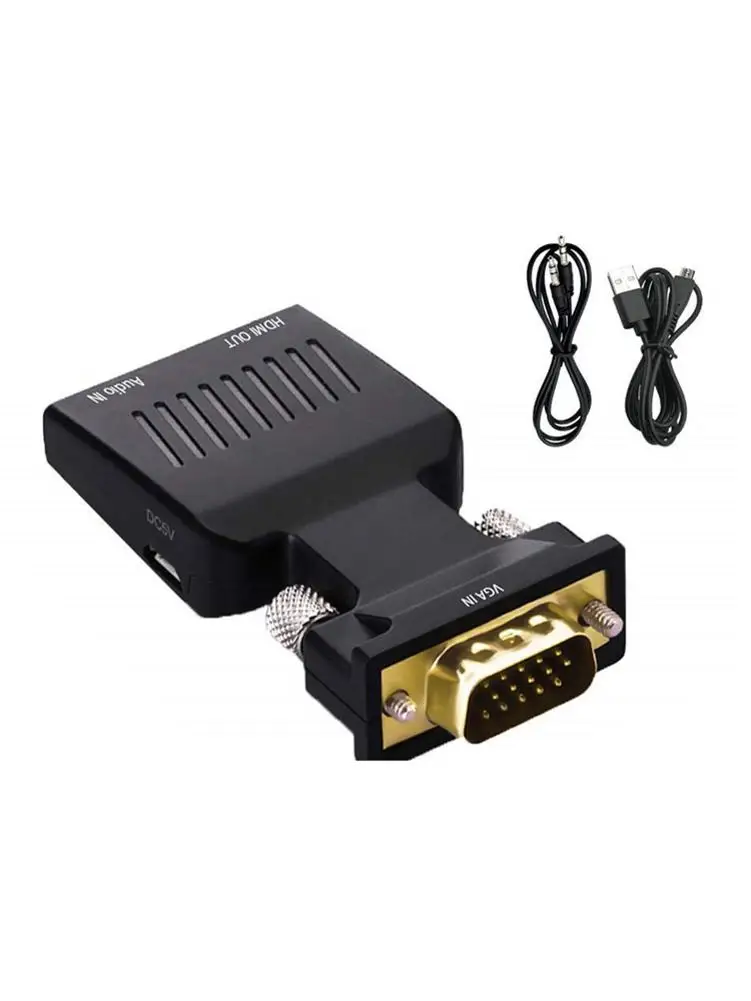 Переходник VGA-HDMI-совместимый с аудиокабелем адаптер подходит для PS3/4 HD ТВ монитора проектора ПК ноутбука ТВ приставки
Переходник VGA-HDMI-совместимый с аудиокабелем адаптер подходит для PS3/4 HD ТВ монитора проектора ПК ноутбука ТВ приставки