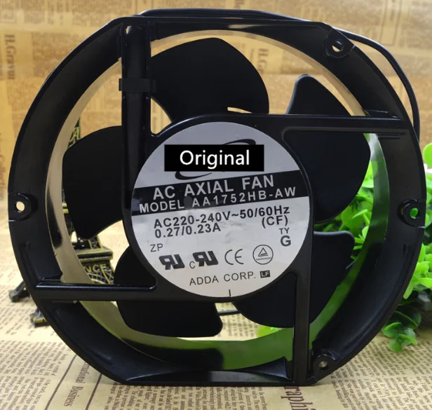 Оригинальный 100% рабочая для ADDA AA1752HB AT AW AC 220 240V 0 27/0.23A 50/60 Гц 172x172x51 Сервер