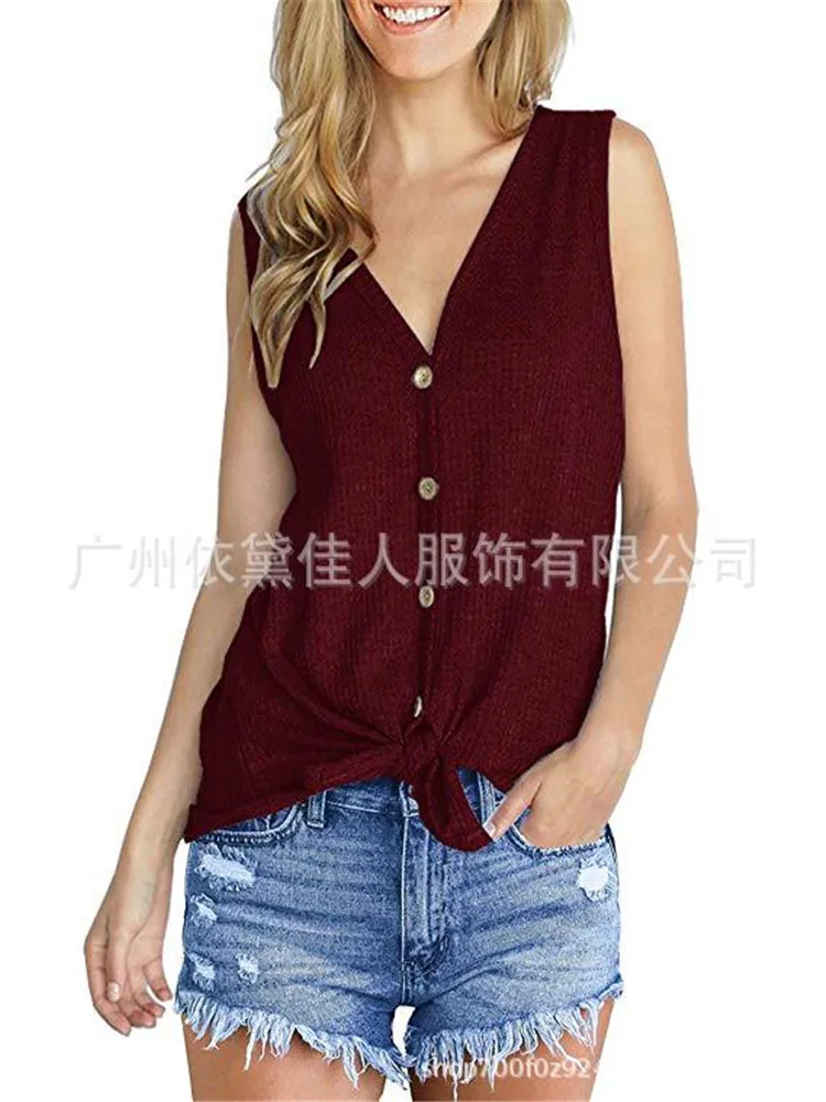 Women Summer Slim White Sleeveless Button T-Shirt Ladies Fashion Solid Color Plus Size Tees Female Brand Casual Tops ZM647
Women Summer Slim White Sleeveless Button T-Shirt Ladies Fashion Solid Color Plus Size Tees Female Brand Casual Tops ZM647