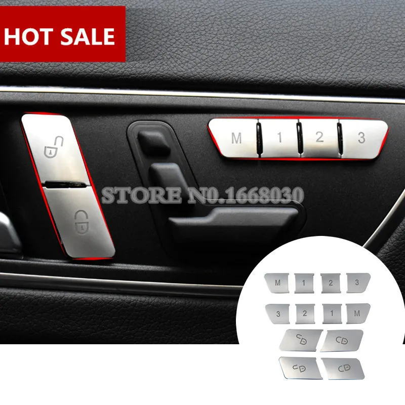Inner Door Seat Memory Button Trim Cover 12pcs For Benz C Class W204 S204 2008-2013 Car Decoration Car Accesories Interior
Inner Door Seat Memory Button Trim Cover 12pcs For Benz C Class W204 S204 2008-2013 Car Decoration Car Accesories Interior