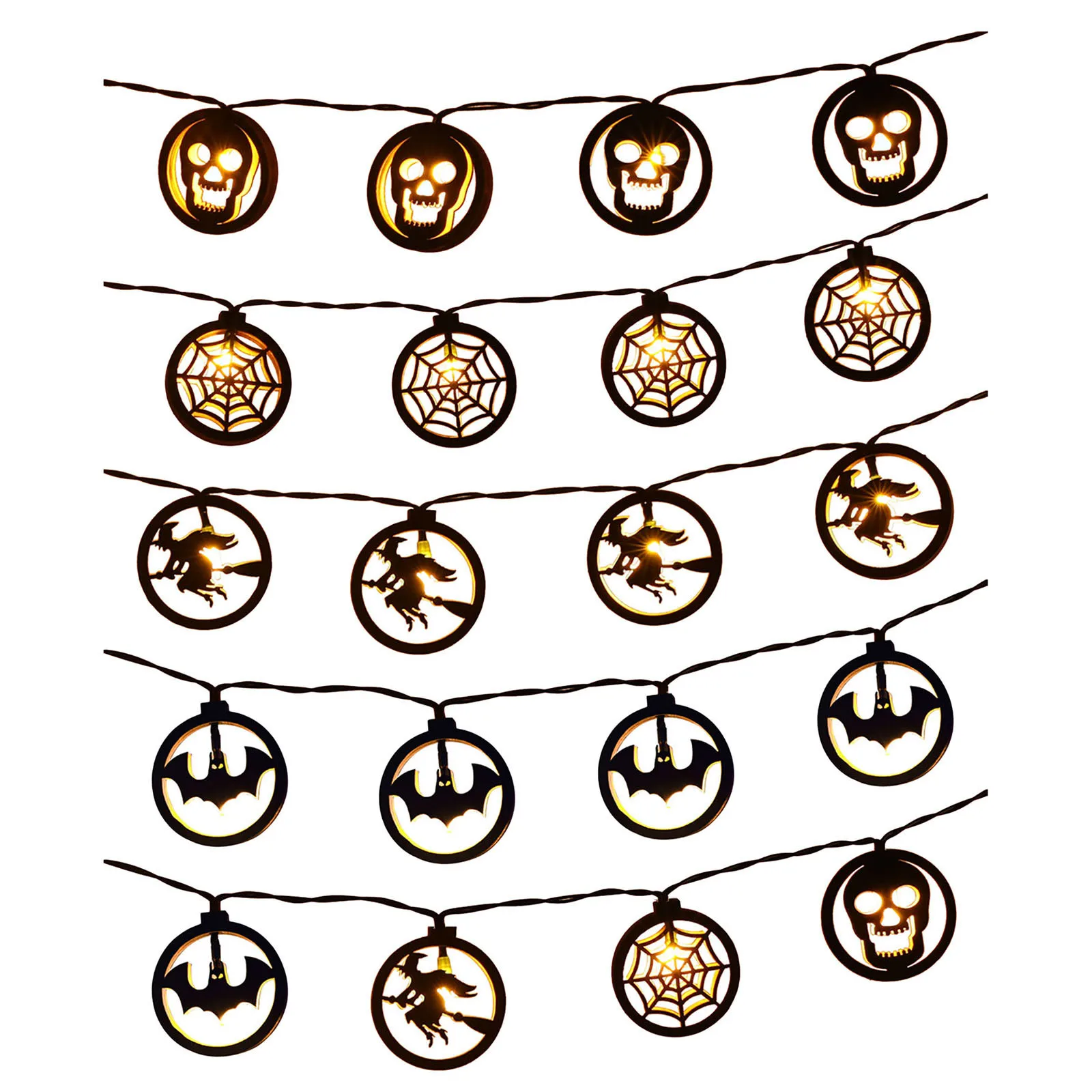 Halloween Pumpkin Skull Led String Lights Garland Lights Decorations for Home Outdoor Battery Powered Holiday Party Lights Decor
Halloween Pumpkin Skull Led String Lights Garland Lights Decorations for Home Outdoor Battery Powered Holiday Party Lights Decor