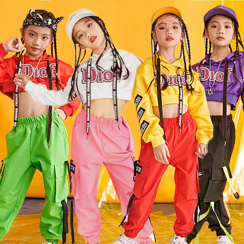 2021 NEW Hip Hop Girls Hooded Top Pants Kids Jazz Dance Costumes Performer Street Dancing Clothes Child Modern Stage Dancewear
2021 NEW Hip Hop Girls Hooded Top Pants Kids Jazz Dance Costumes Performer Street Dancing Clothes Child Modern Stage Dancewear