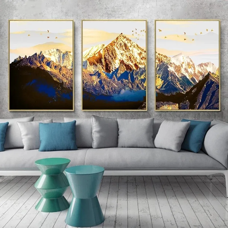 Abstract Golden Snow Mountain Landscape Painting Canvas Art Print Poster Wall Nordic Decorative Painting Home Decor Picture
Abstract Golden Snow Mountain Landscape Painting Canvas Art Print Poster Wall Nordic Decorative Painting Home Decor Picture