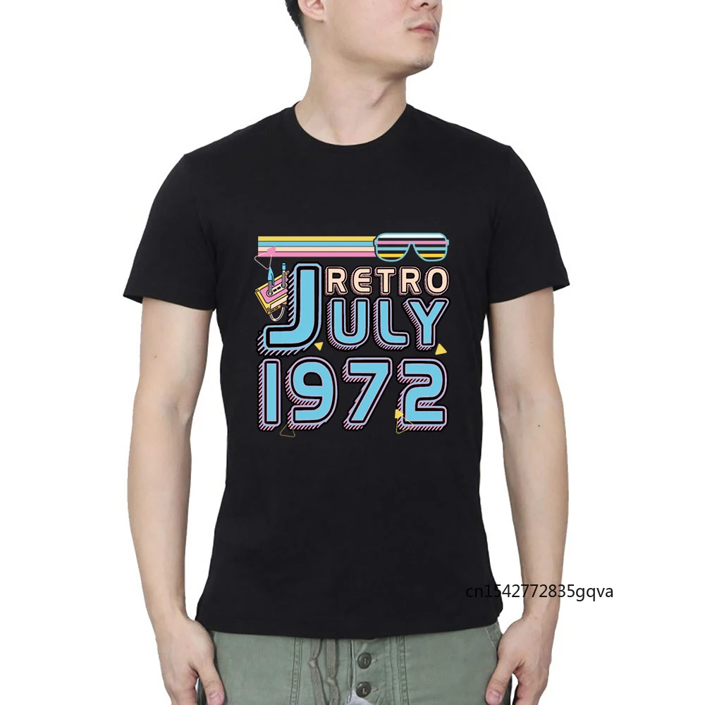 July 1972 Vintage Retro Gift Idea T-shirt Streetwear O Neck Casual Summer Kawaii Clothing O-Neck Daily
July 1972 Vintage Retro Gift Idea T-shirt Streetwear O Neck Casual Summer Kawaii Clothing O-Neck Daily