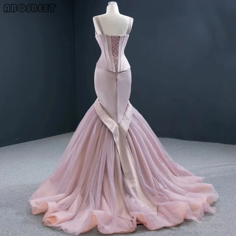 Mermaid Prom Dress Long with Train Rose Pink Trumpet Long Evening Gown Lace Up Back Sweetheart Collar Vestido De Fiesta
Mermaid Prom Dress Long with Train Rose Pink Trumpet Long Evening Gown Lace Up Back Sweetheart Collar Vestido De Fiesta