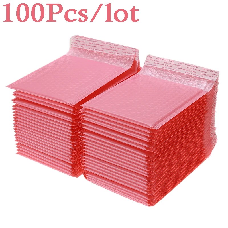 100pcs Bubble Mailers Padded Envelopes Pearl film Gift Present Mail Envelope Bag For Book Magazine Lined Mailer Self Seal Pink 
100pcs Bubble Mailers Padded Envelopes Pearl film Gift Present Mail Envelope Bag For Book Magazine Lined Mailer Self Seal Pink