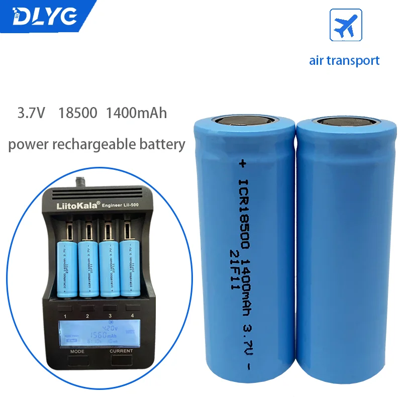 18500 3.7V 1400mAh rechargeable power lithium ion battery10Adischarge suitable for strong light flashlight razor clipper battery
18500 3.7V 1400mAh rechargeable power lithium ion battery10Adischarge suitable for strong light flashlight razor clipper battery