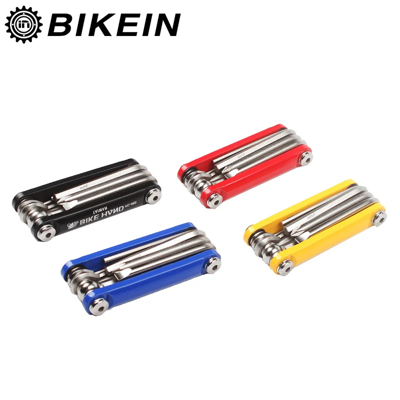 BIKEIN Cycling 9 In 1 Alloy Steel Repair Tool Bicycle Multifunction Tools MTB/Road Bike Phillips & Slotted Screwdriver
BIKEIN Cycling 9 In 1 Alloy Steel Repair Tool Bicycle Multifunction Tools MTB/Road Bike Phillips & Slotted Screwdriver