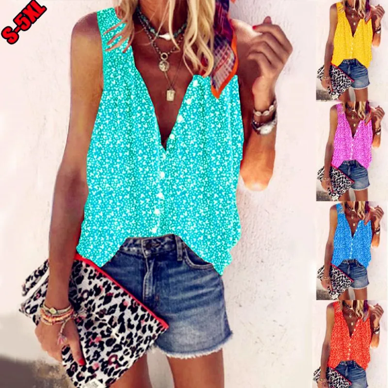 Summer Women Blouses Befree Sexy Vest Tank Button Ruffles Loose Elegant Vintage Casual Big Large Pluse Sizes Tops Office Shirts
Summer Women Blouses Befree Sexy Vest Tank Button Ruffles Loose Elegant Vintage Casual Big Large Pluse Sizes Tops Office Shirts