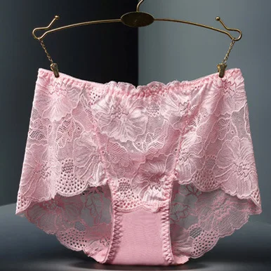 18 Color Large Size Sexy Hollow Rose Print Women's Underwear Transparent Thin Section Comfortable, Breathable and Colorful Pink
18 Color Large Size Sexy Hollow Rose Print Women's Underwear Transparent Thin Section Comfortable, Breathable and Colorful Pink