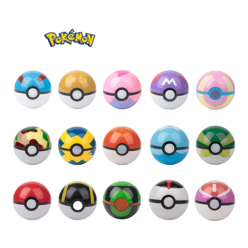 15 Style High Quality 7Cm Pet Elf Ball Pokemone Pokeballs with 2-3Cm Figures Toys Bedroom Furnishings for Kids Birthday Gift
15 Style High Quality 7Cm Pet Elf Ball Pokemone Pokeballs with 2-3Cm Figures Toys Bedroom Furnishings for Kids Birthday Gift