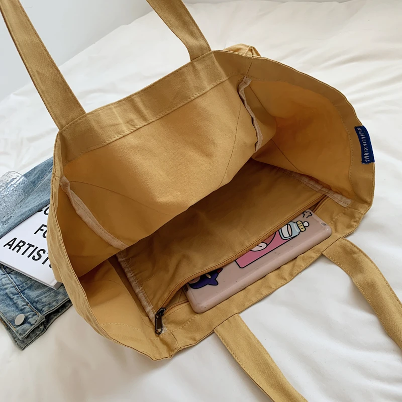 Vintage Large Capacity Tote Women Classic Canvas Shoulder Bag Casual Daily Shopping Bags Students Book Bags for Girls Handbags
Vintage Large Capacity Tote Women Classic Canvas Shoulder Bag Casual Daily Shopping Bags Students Book Bags for Girls Handbags