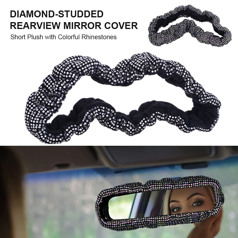 Car Rearview Mirror Cover Shiny Car Interior Accessories for Women Bling Rhinestone Rear View Mirror Crystal Diamond Decoration
Car Rearview Mirror Cover Shiny Car Interior Accessories for Women Bling Rhinestone Rear View Mirror Crystal Diamond Decoration