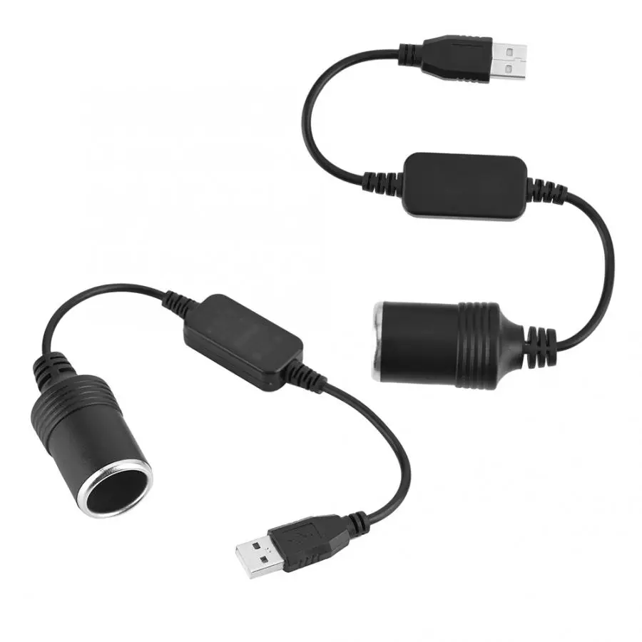 USB до 12 В розетка для автомобильного прикуривателя Женский преобразователь