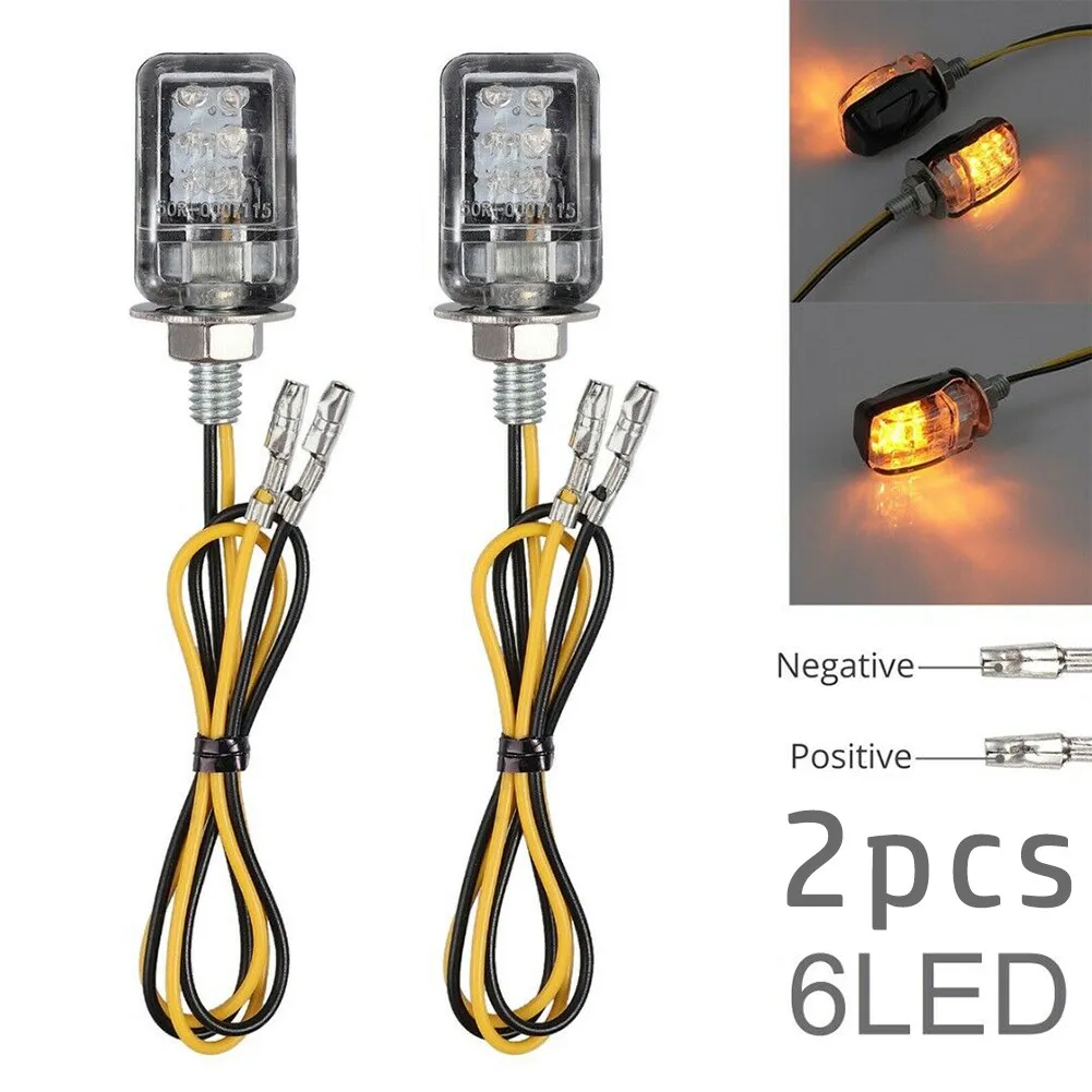 Practical To Use Turn Signal Lights Small Indicators 6 LED High Quality
