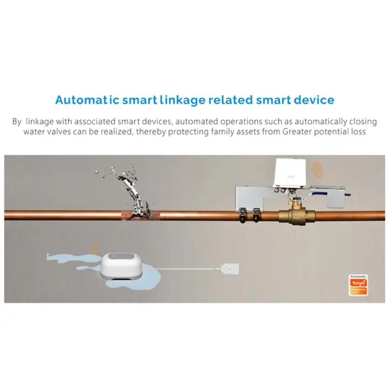 Tuya smart Alarm Water Leakage Alarm Independent WIFI Water Leak Sensor Detector Flood Alert Overflow Security Alarm System
Tuya smart Alarm Water Leakage Alarm Independent WIFI Water Leak Sensor Detector Flood Alert Overflow Security Alarm System