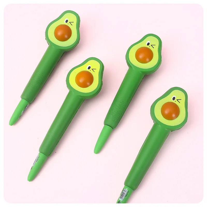 24 pcs/lot Creative Avocado Sponge Gel Pen Cute 0.5 mm Black Neutral Pens School Office writing Supplies Promotional Gift
24 pcs/lot Creative Avocado Sponge Gel Pen Cute 0.5 mm Black Neutral Pens School Office writing Supplies Promotional Gift