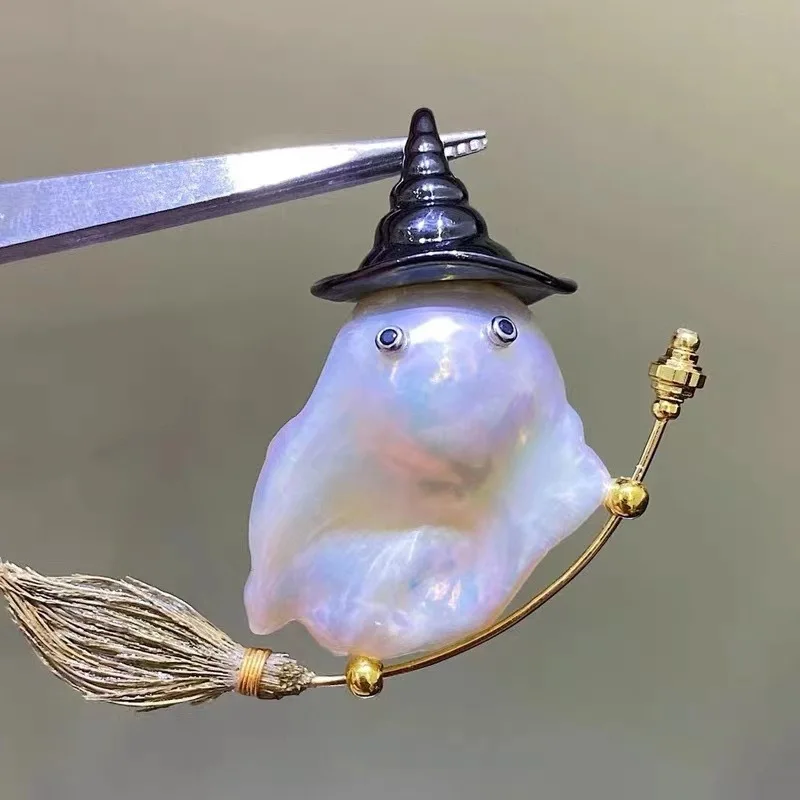 Little Devil Beizhu Pendant ABS Pearl Baroque Irregular Shape Ghost Witch Pendant DIY Necklace Pendant Halloween Gift
Little Devil Beizhu Pendant ABS Pearl Baroque Irregular Shape Ghost Witch Pendant DIY Necklace Pendant Halloween Gift