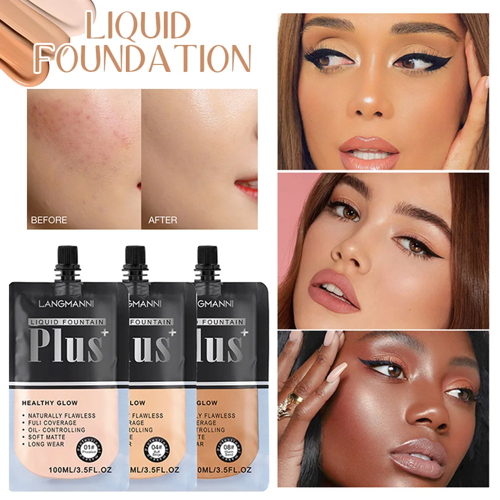 Hot Sell Liquid Foundation Poreless Face Primer Full Coverage Oil Control Conceal Foundation Even Skin Tone Brighten Skin
Hot Sell Liquid Foundation Poreless Face Primer Full Coverage Oil Control Conceal Foundation Even Skin Tone Brighten Skin