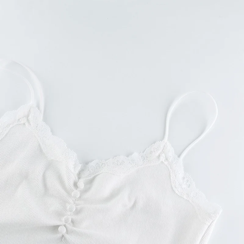 Streetwear Lace Patchwork Summer White Tank Top Women Home Y2K Fashion Leisure Outfit Basic Casual Crop Tops Kawaii Clothes
Streetwear Lace Patchwork Summer White Tank Top Women Home Y2K Fashion Leisure Outfit Basic Casual Crop Tops Kawaii Clothes