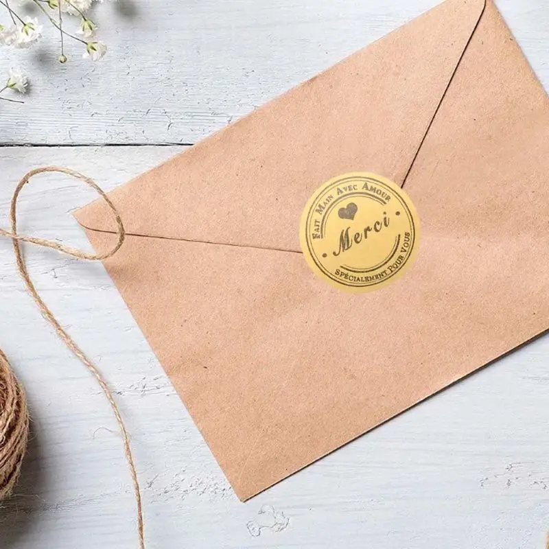 500pcs Kraft Merci French Thank You labels Stickers Handmade Package Envelope Seal Label Scrapbooking Stationery Sticker
500pcs Kraft Merci French Thank You labels Stickers Handmade Package Envelope Seal Label Scrapbooking Stationery Sticker