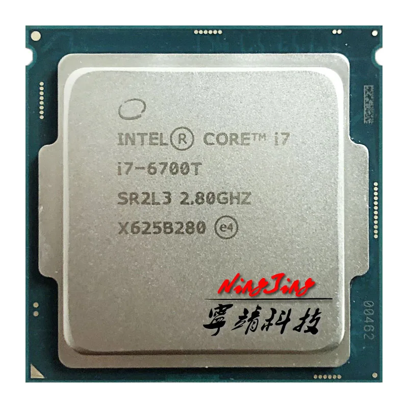 Процессор Intel Core 6700 i7 1151 T 2 8 ГГц четырехъядерный восьмипоточный процессор 35 Вт