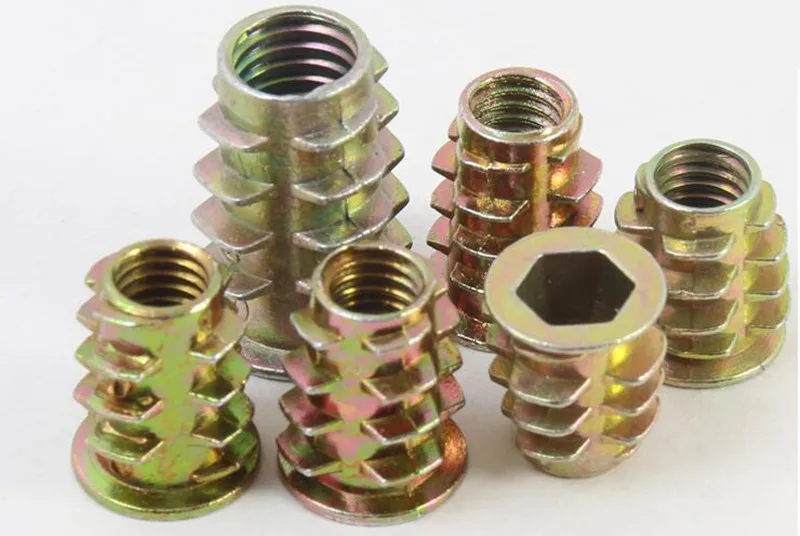 10-50PCS M4 M5 M6 M8 M10 Zinc Alloy Thread For Wood Insert Nut Flanged Hex Drive Head Furniture Nuts
10-50PCS M4 M5 M6 M8 M10 Zinc Alloy Thread For Wood Insert Nut Flanged Hex Drive Head Furniture Nuts