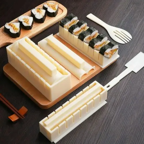 10pcs/Set Easy To Use DIY Rice Ball Sushi Maker Mold Kitchen Sushi Making Tool Set for Sushi Roll Kitchen Accessory Cooking Tool
10pcs/Set Easy To Use DIY Rice Ball Sushi Maker Mold Kitchen Sushi Making Tool Set for Sushi Roll Kitchen Accessory Cooking Tool