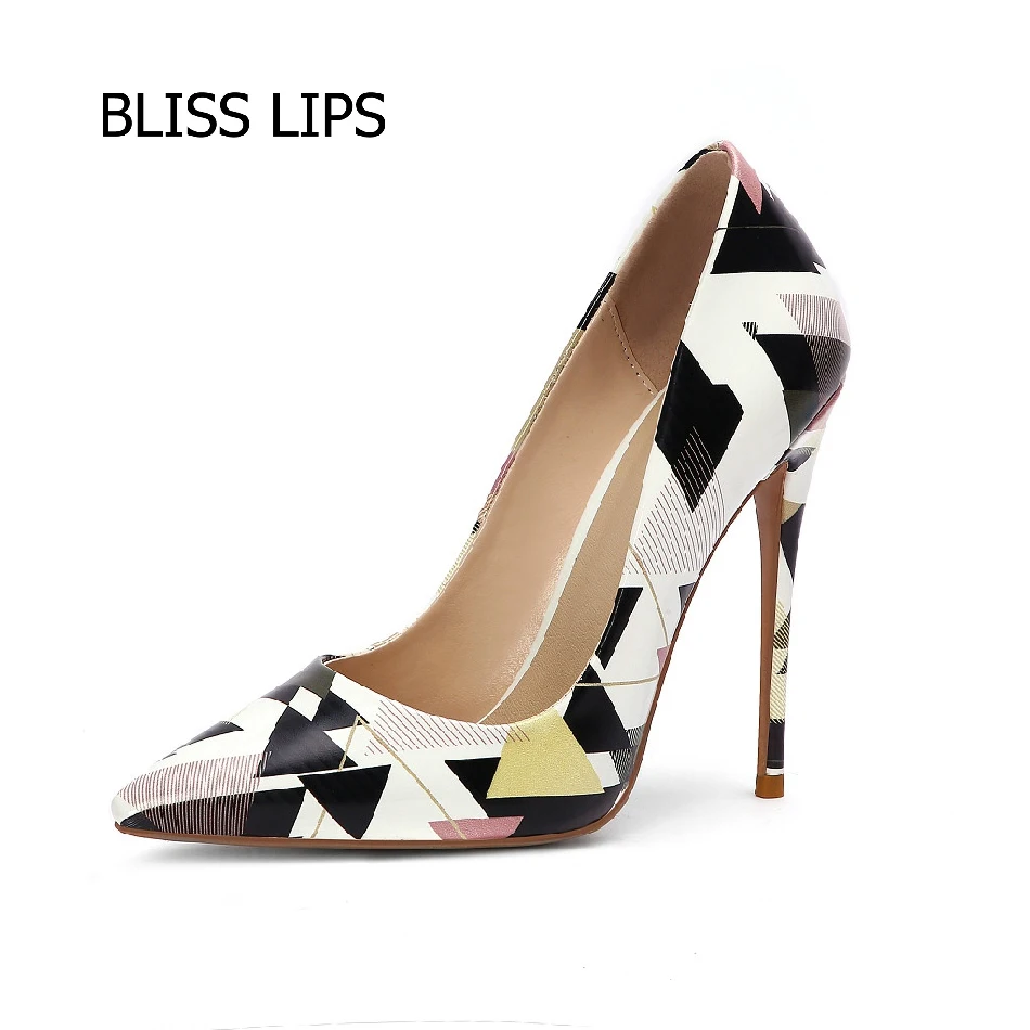 Striped Geometric Print Pattern Pumps Pointy Shallow Mouth Sexy High Heels Dress Shoes Casual Shoes With Large Size
Striped Geometric Print Pattern Pumps Pointy Shallow Mouth Sexy High Heels Dress Shoes Casual Shoes With Large Size