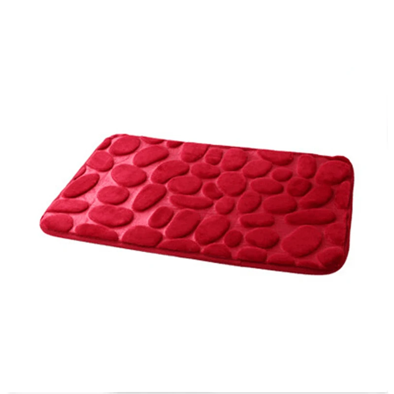 

6 Coral Fleece Bathroom Memory Foam Rug Kit Toilet Bath Non-slip Mats Floor Carpet Set Mattress for Bathroom Decor 40x60cm