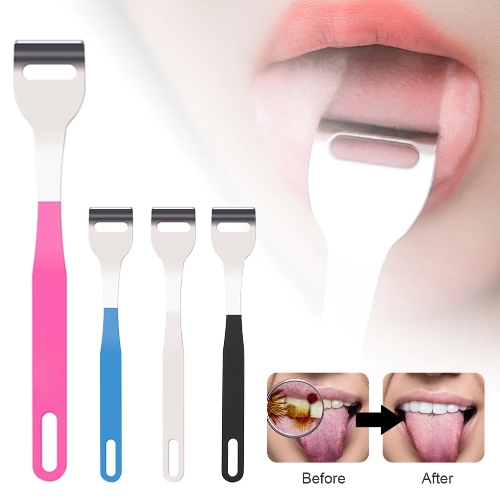 4 Colors Tongue Scraper Stainless Steel No Rust No Mold Tongue Cleaners Remove Oral Dirt Bad Breath Oral Hygiene Brush Oral Care
4 Colors Tongue Scraper Stainless Steel No Rust No Mold Tongue Cleaners Remove Oral Dirt Bad Breath Oral Hygiene Brush Oral Care