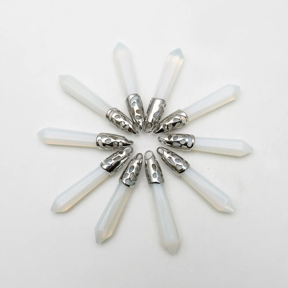 fashion opal natural stone crystal pillar pendulum Pendants & necklaces for making Jewelry 6pcs Charm accessories 60x10MM
fashion opal natural stone crystal pillar pendulum Pendants & necklaces for making Jewelry 6pcs Charm accessories 60x10MM