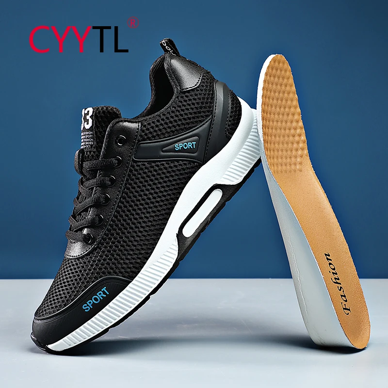 CYYTL Mens Mesh Breathable Outdoor Running Sneakers Increased Sports Outdoor Non Slip Shoes Casual Walking Workout Tennis
CYYTL Mens Mesh Breathable Outdoor Running Sneakers Increased Sports Outdoor Non Slip Shoes Casual Walking Workout Tennis