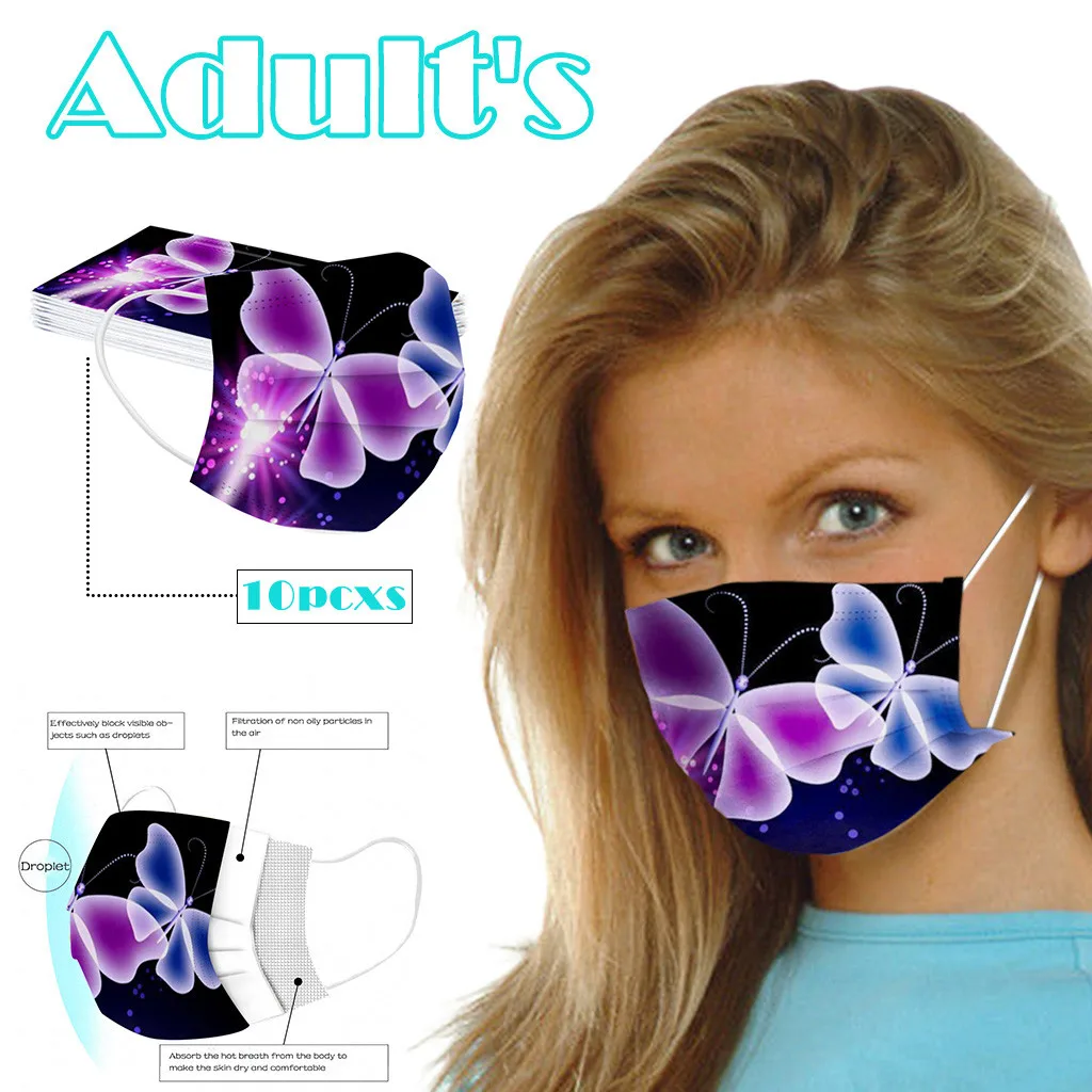 Adult Women Mask Disposable Face Mask Industrial 3Ply Ear Loop 50PC Mask Fashion Anti-Dust Face Mask Boutique Mask Health
Adult Women Mask Disposable Face Mask Industrial 3Ply Ear Loop 50PC Mask Fashion Anti-Dust Face Mask Boutique Mask Health