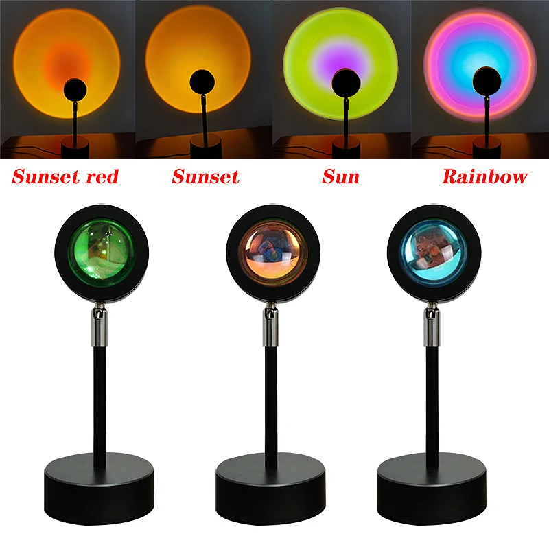 Fashion Sunset Lamp Live Broadcast Sunset Projection Led Night Lights Projector Atmosphere Rainbow Lamp Decoration for Bedroom
Fashion Sunset Lamp Live Broadcast Sunset Projection Led Night Lights Projector Atmosphere Rainbow Lamp Decoration for Bedroom