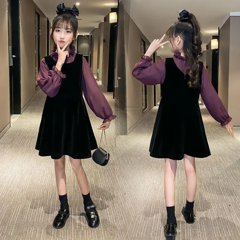2021 New Korean Style Suit Girls Autumn Dress Tide Clothes Children 5-6-7 Years Old 8 Princess Skirt Two-piece Suit
2021 New Korean Style Suit Girls Autumn Dress Tide Clothes Children 5-6-7 Years Old 8 Princess Skirt Two-piece Suit
