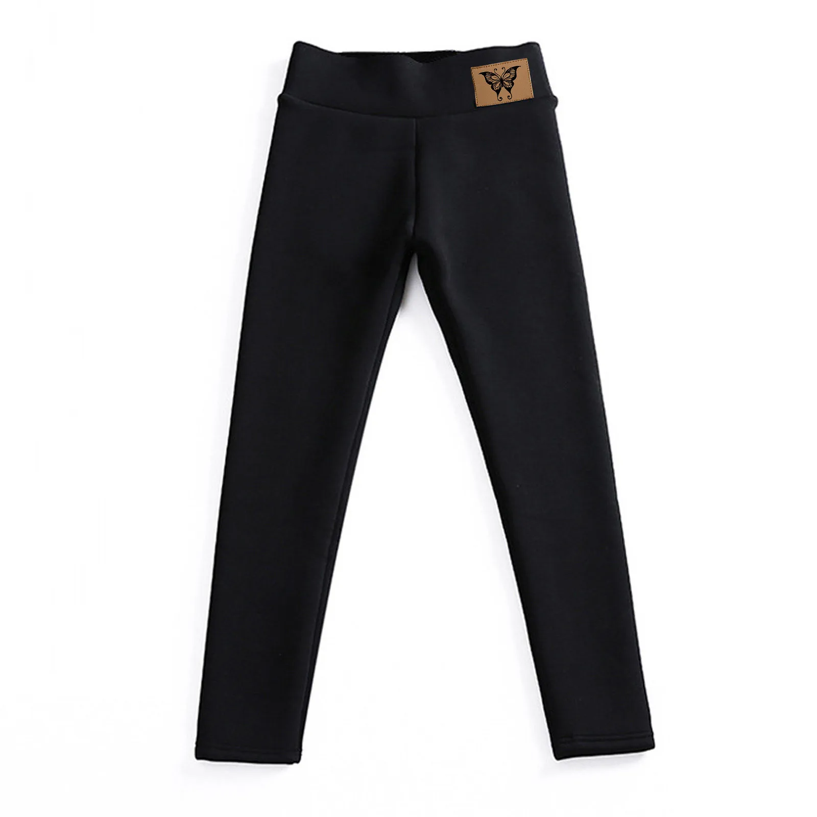 Women's Autumn And Winter High-waisted Leggings Warm Fashion Casual Women Printed Span Ladies High Waist Keep Warm Long Pants