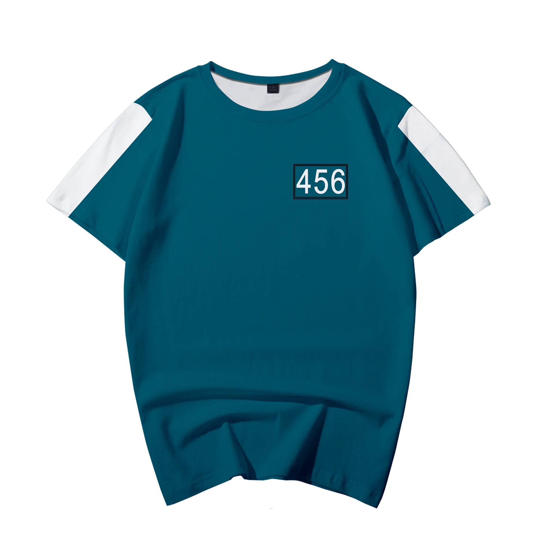 Women T-shirt Men Squid short-sleeved T-shirt Korean drama game Squid Game with the same paragraph 456 number sportswear loose
Women T-shirt Men Squid short-sleeved T-shirt Korean drama game Squid Game with the same paragraph 456 number sportswear loose